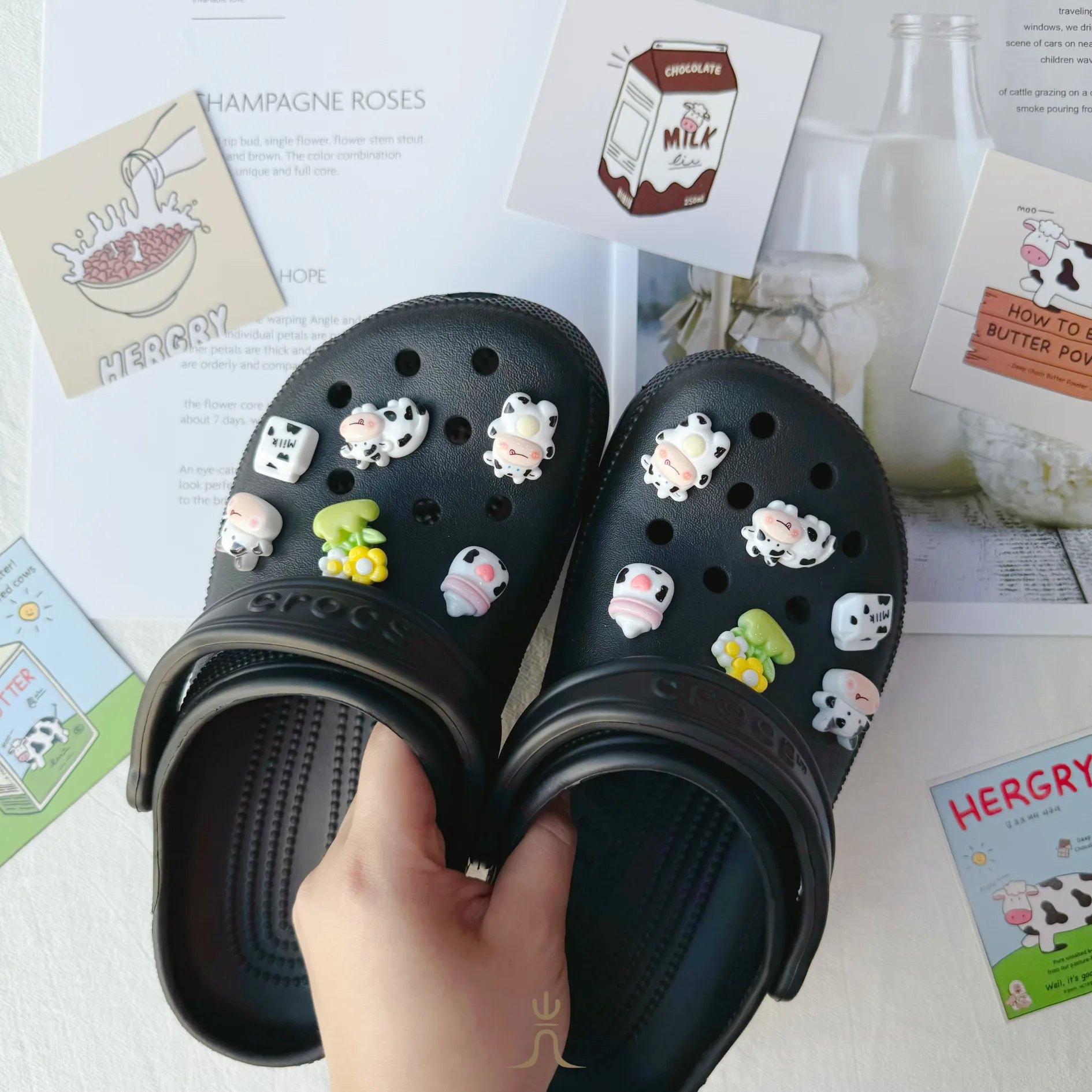 乳牛系列🐄｜Crocs鞋扣 - Image 1