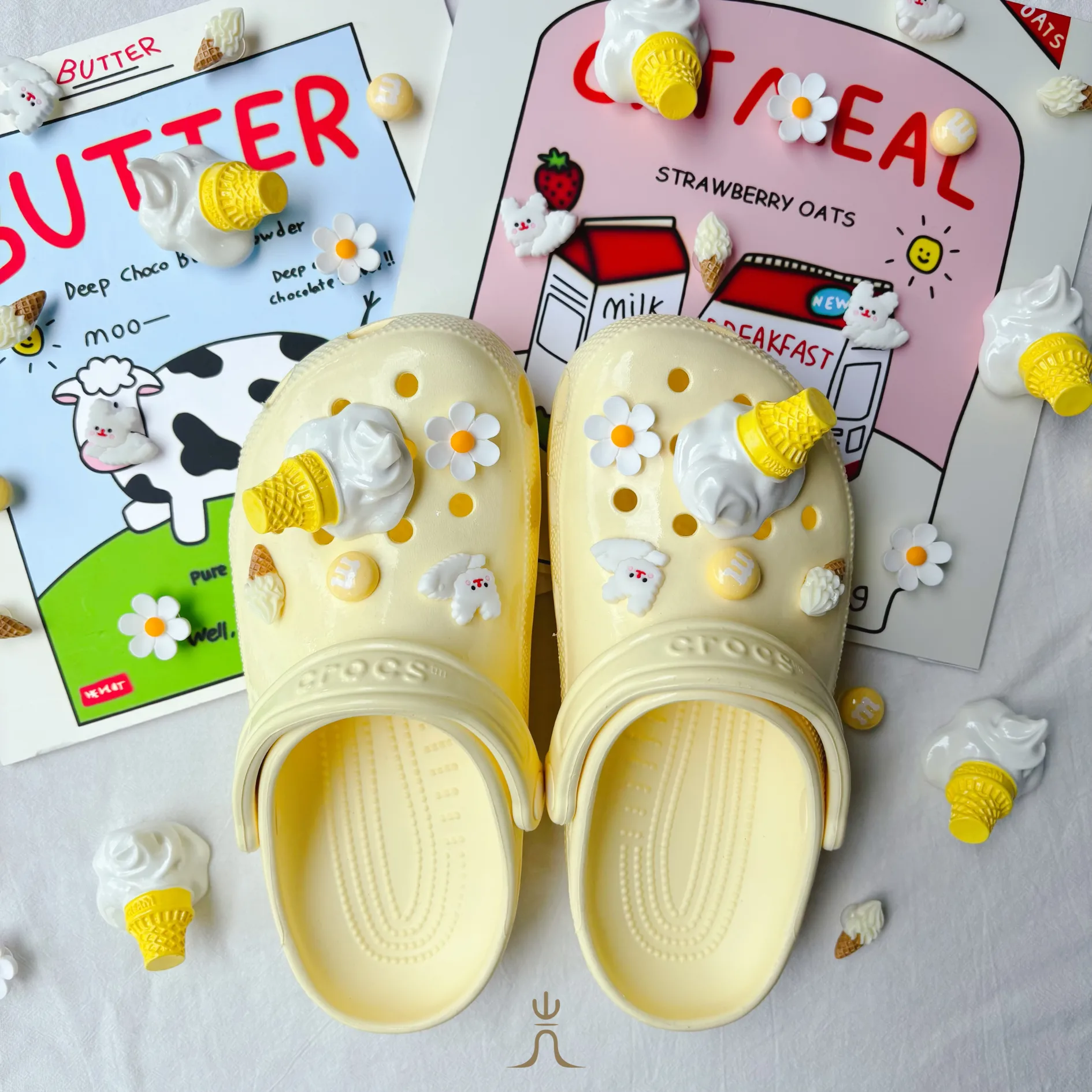 奶油冰淇淋系列🍦｜Crocs鞋扣