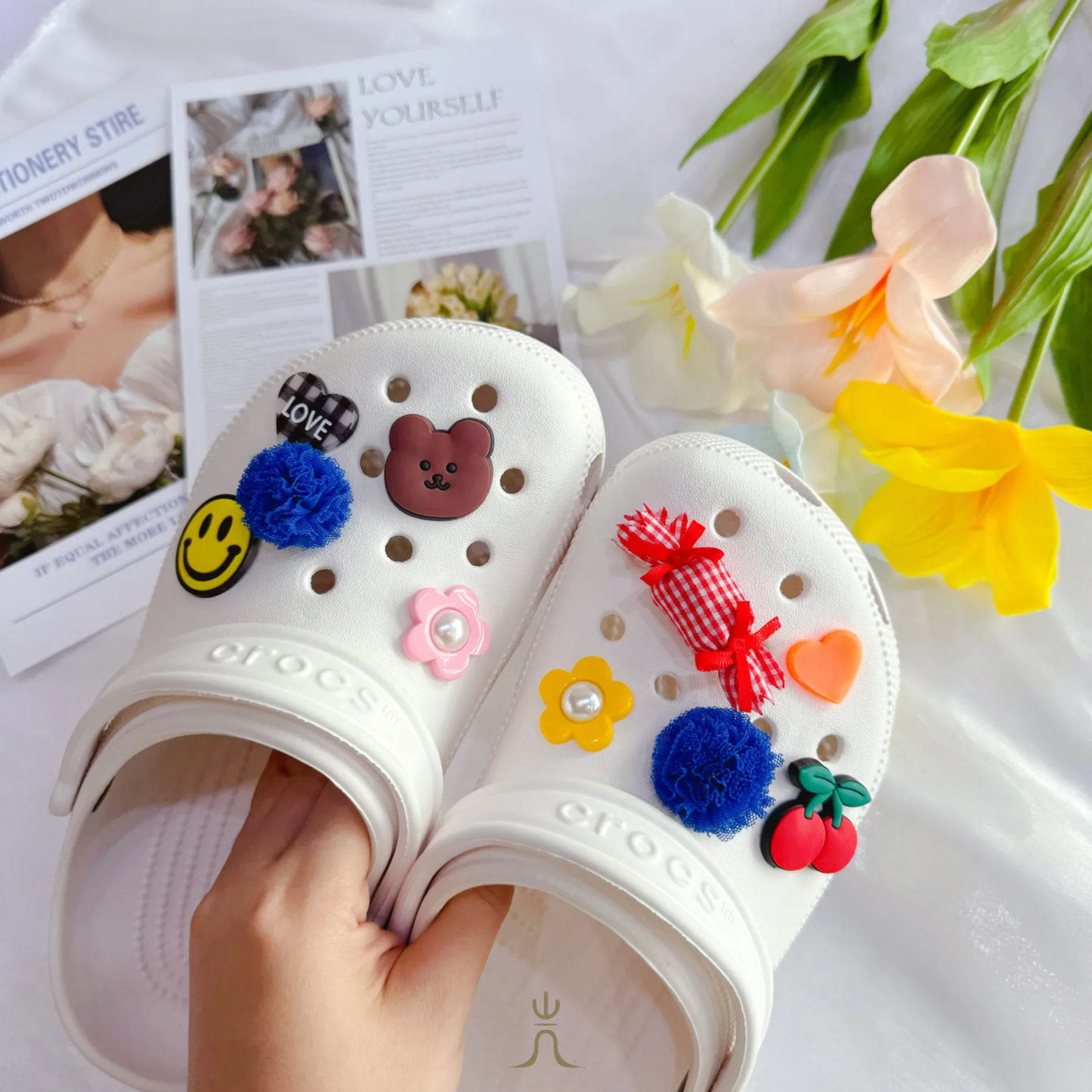 小熊笑臉糖果系列｜Crocs鞋扣