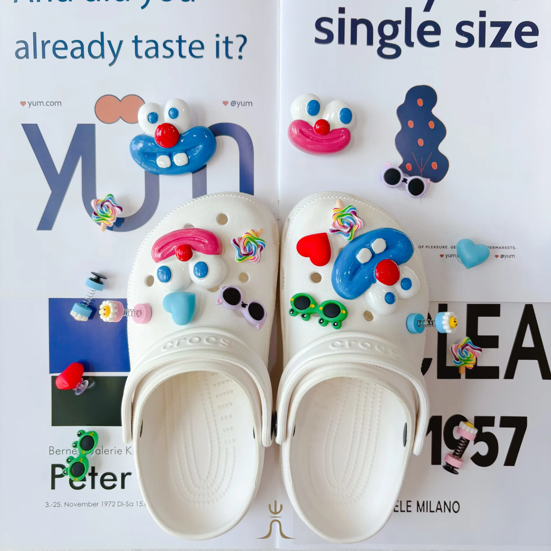 搞怪表情系列😎｜Crocs鞋扣 - Image 1