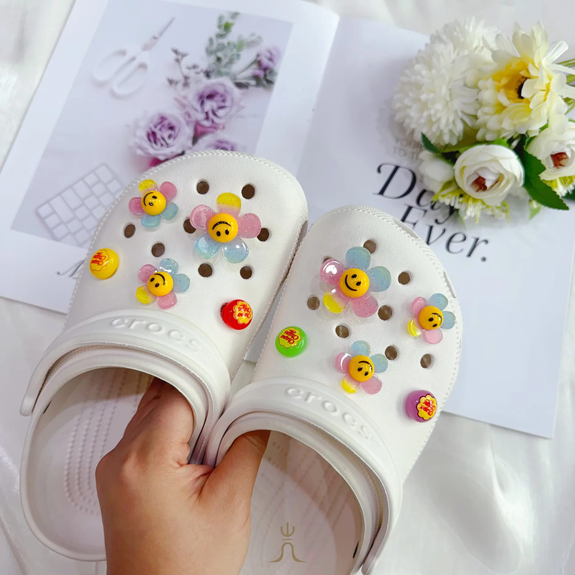 旋轉笑臉花系列｜Crocs鞋扣 thumbnail 2