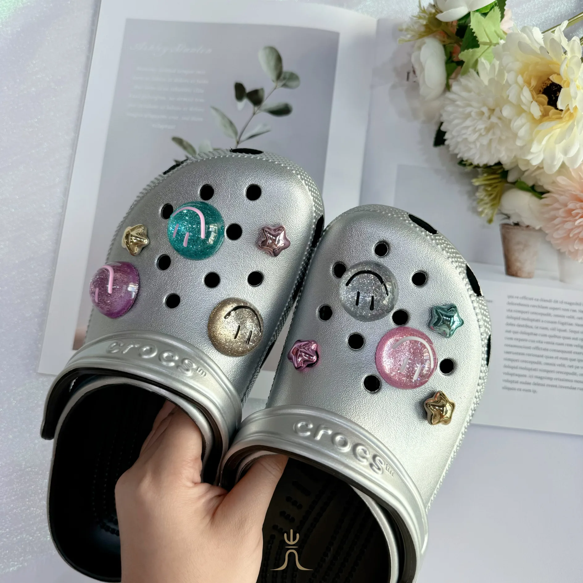 星星大笑臉系列｜Crocs鞋扣 - Image 1