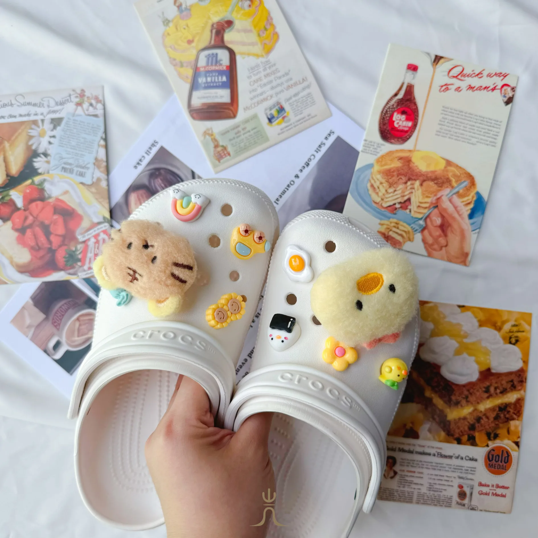 毛絨小雞老虎系列｜Crocs鞋扣 - Image 1