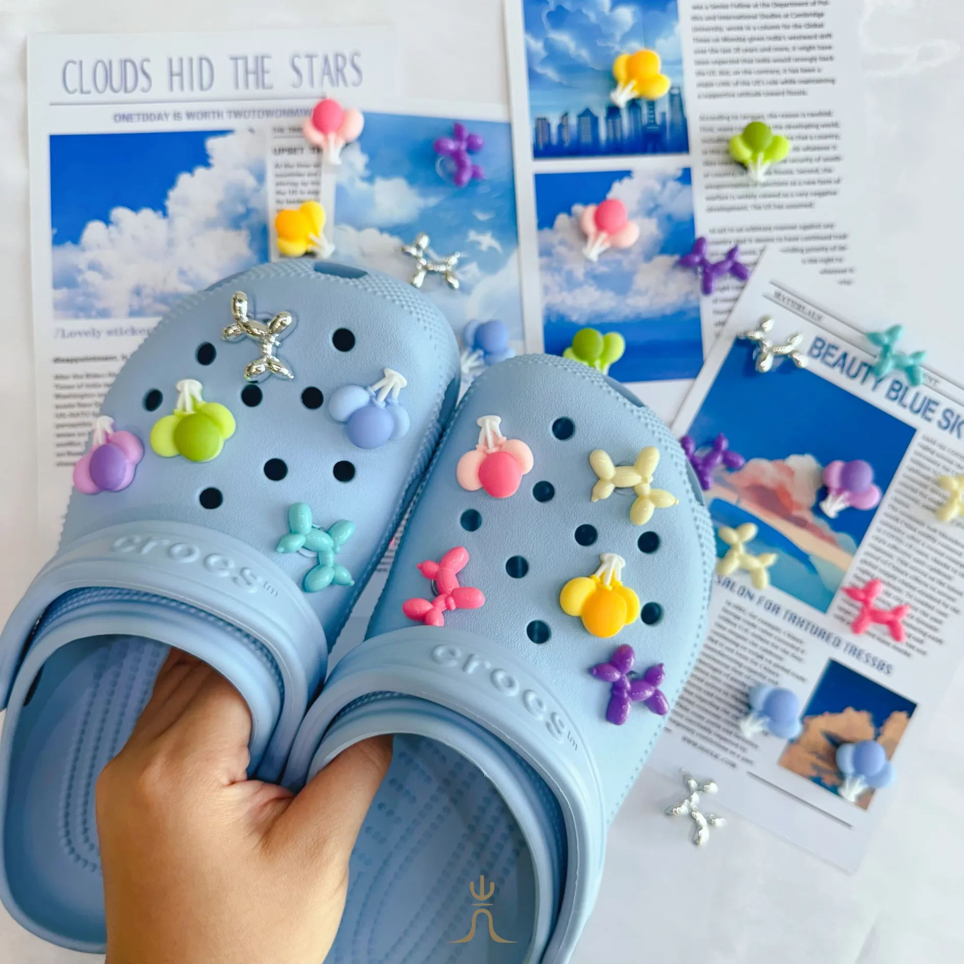 氣球小狗系列｜Crocs鞋扣