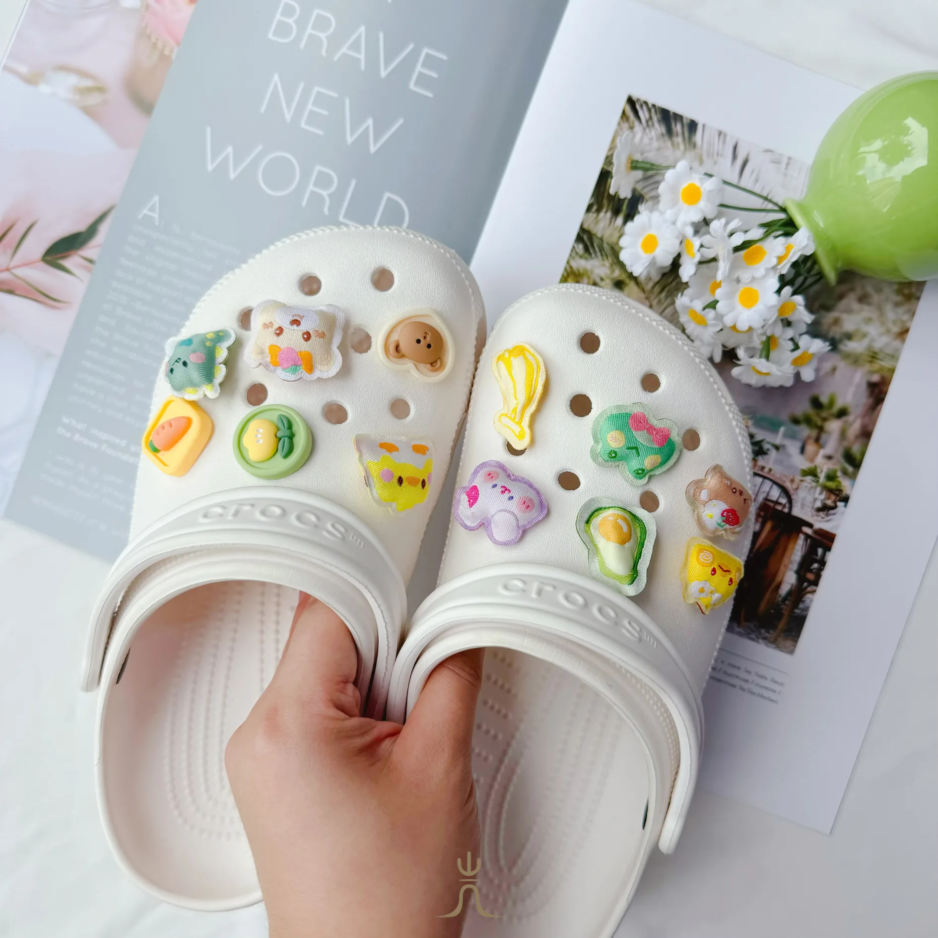 澎澎立體小動物水果系列｜Crocs鞋扣 - Image 1