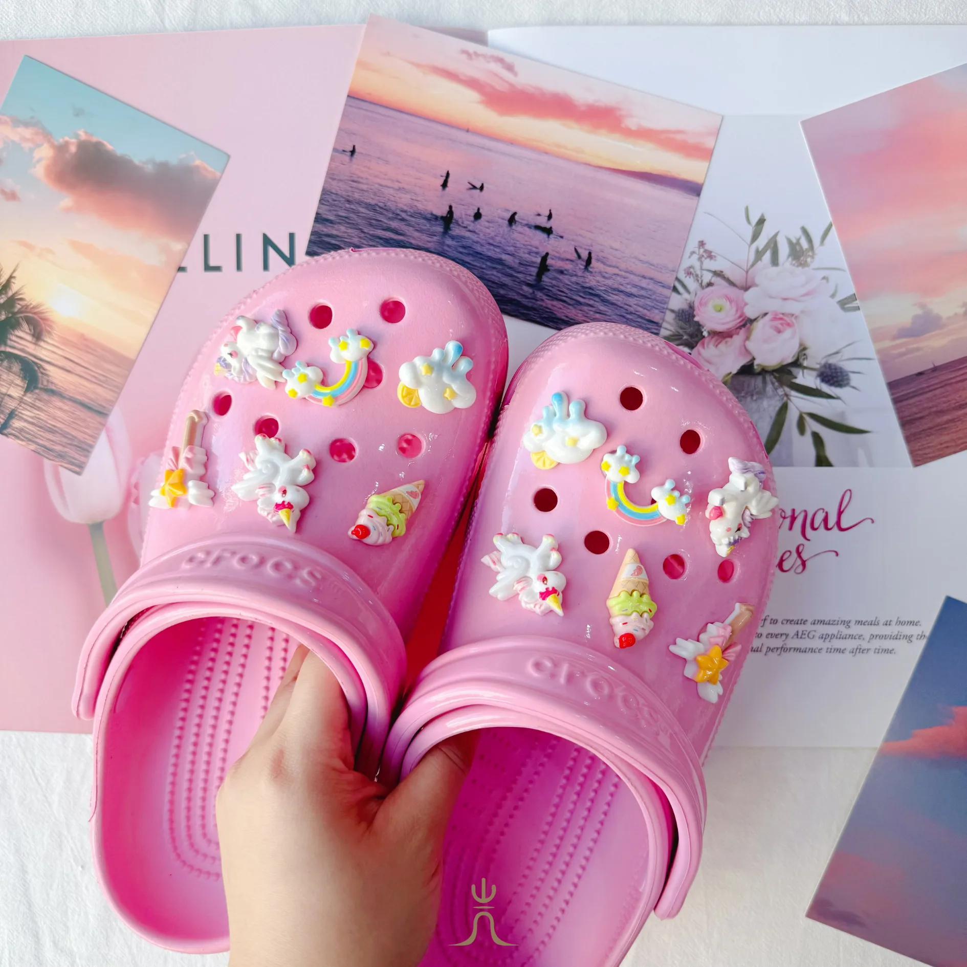 獨角獸彩虹系列🌈｜Crocs鞋扣 - Image 1