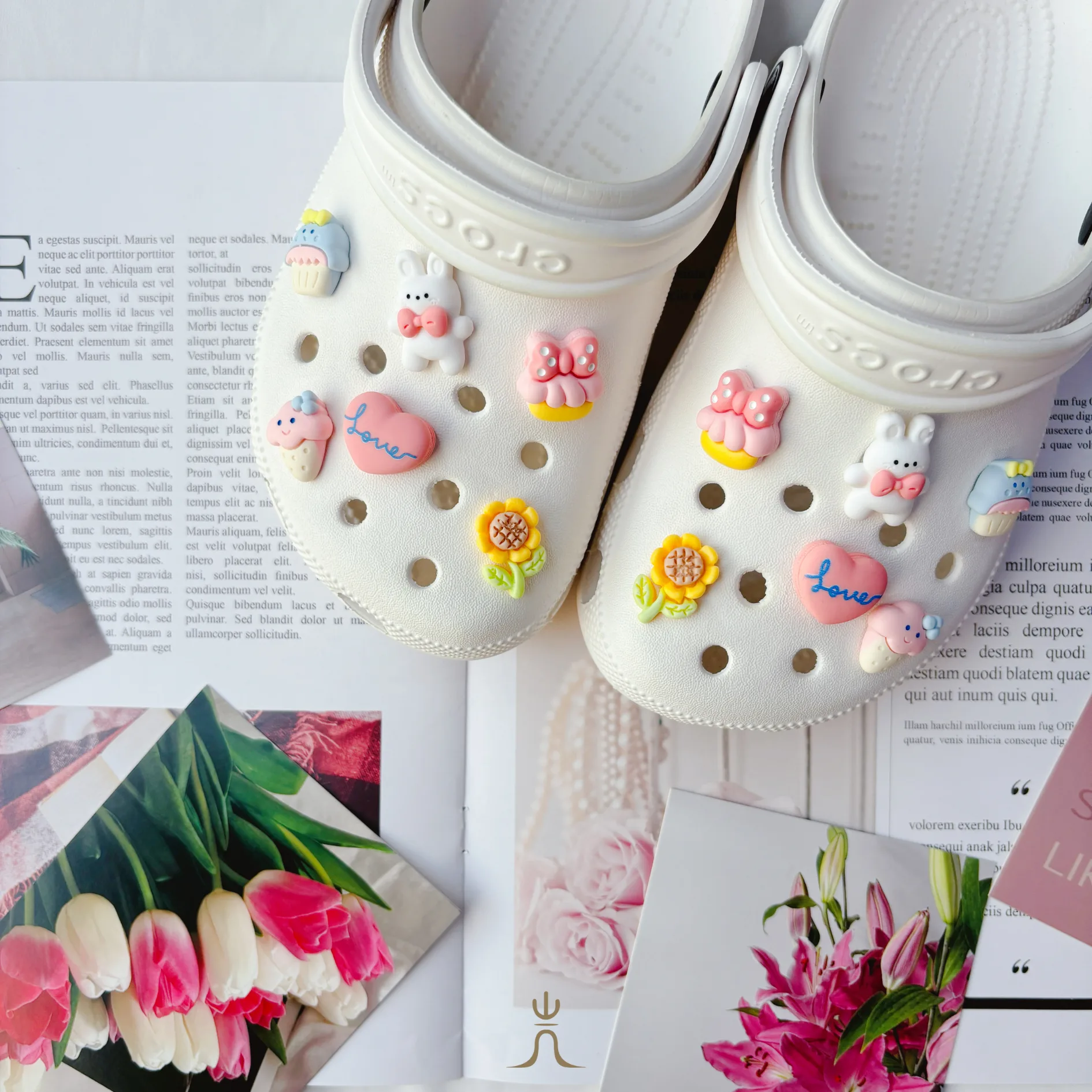 粉色兔子馬卡龍系列｜Crocs鞋扣 thumbnail 2