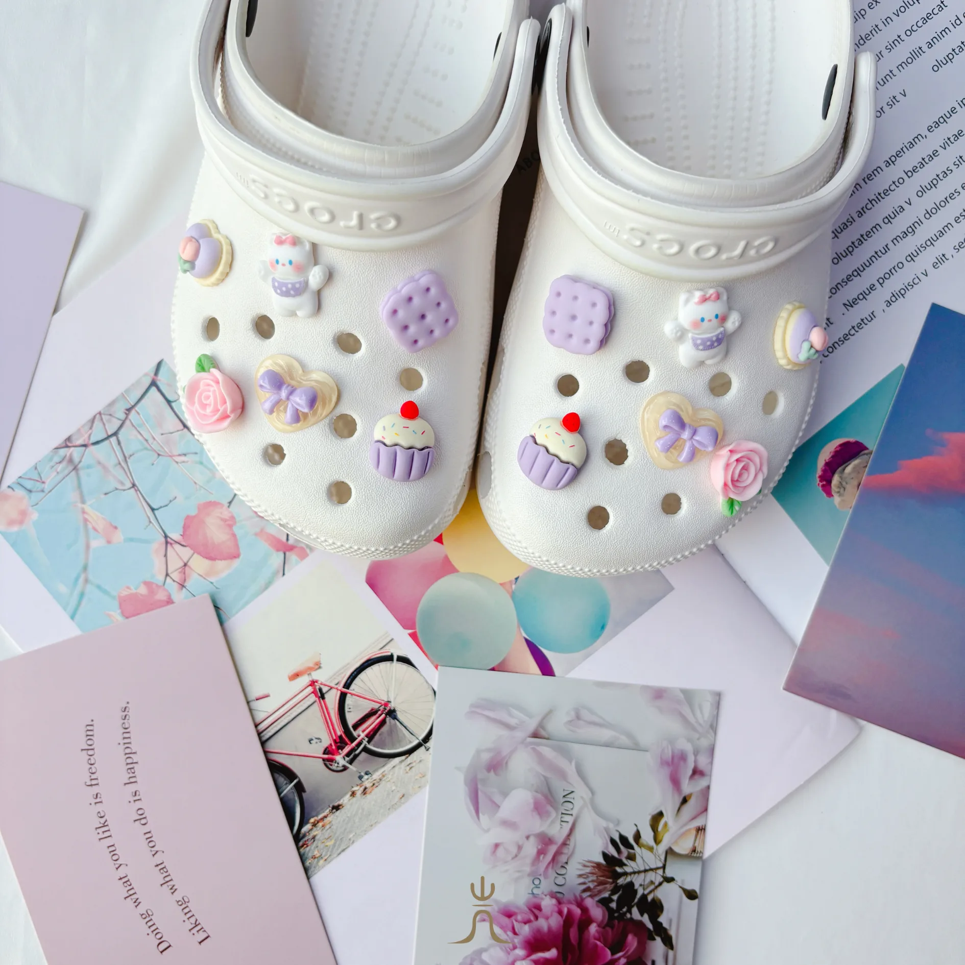 紫色小貓禮物系列｜Crocs鞋扣 thumbnail 2