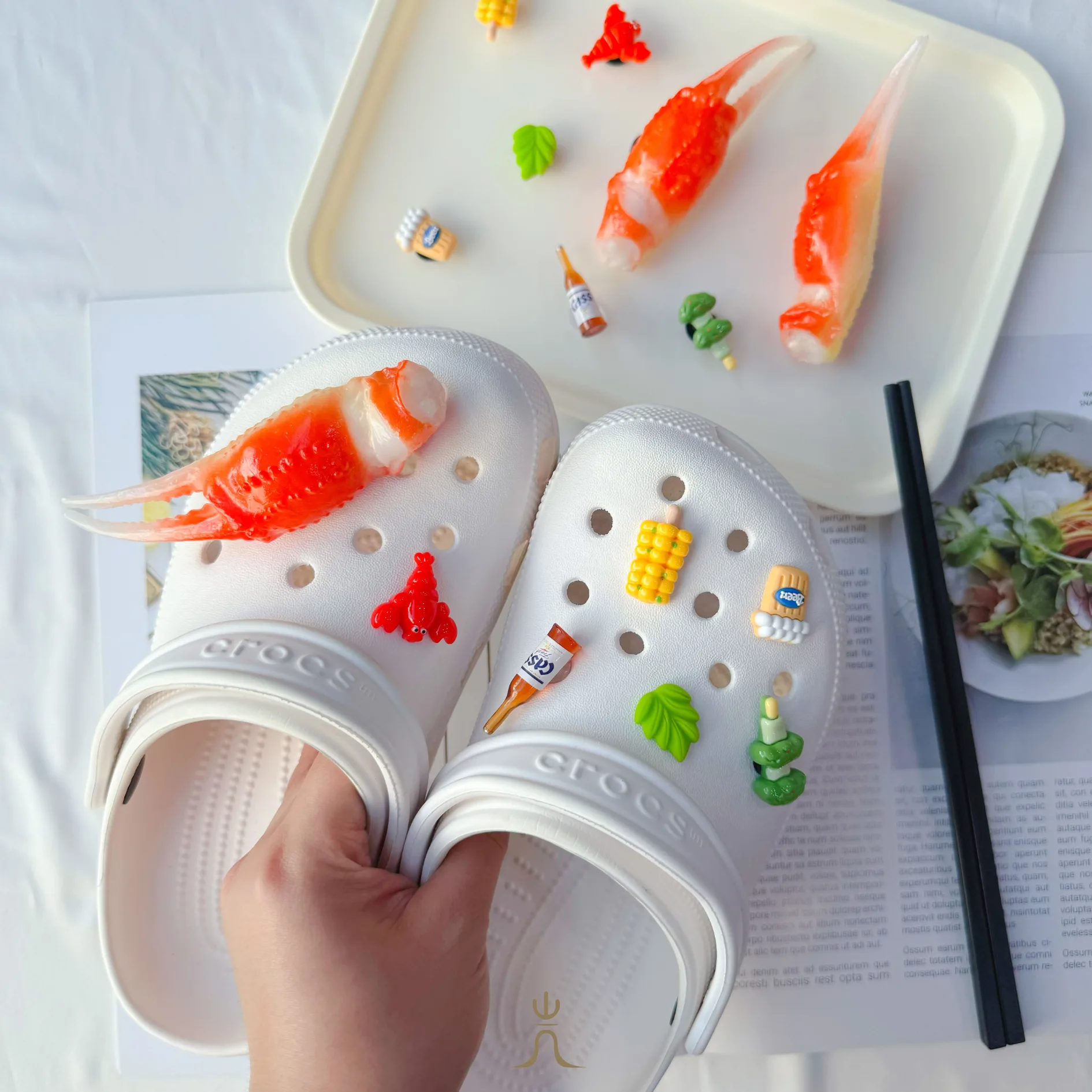肉片魚肉蟹肉系列｜Crocs鞋扣 - Image 1