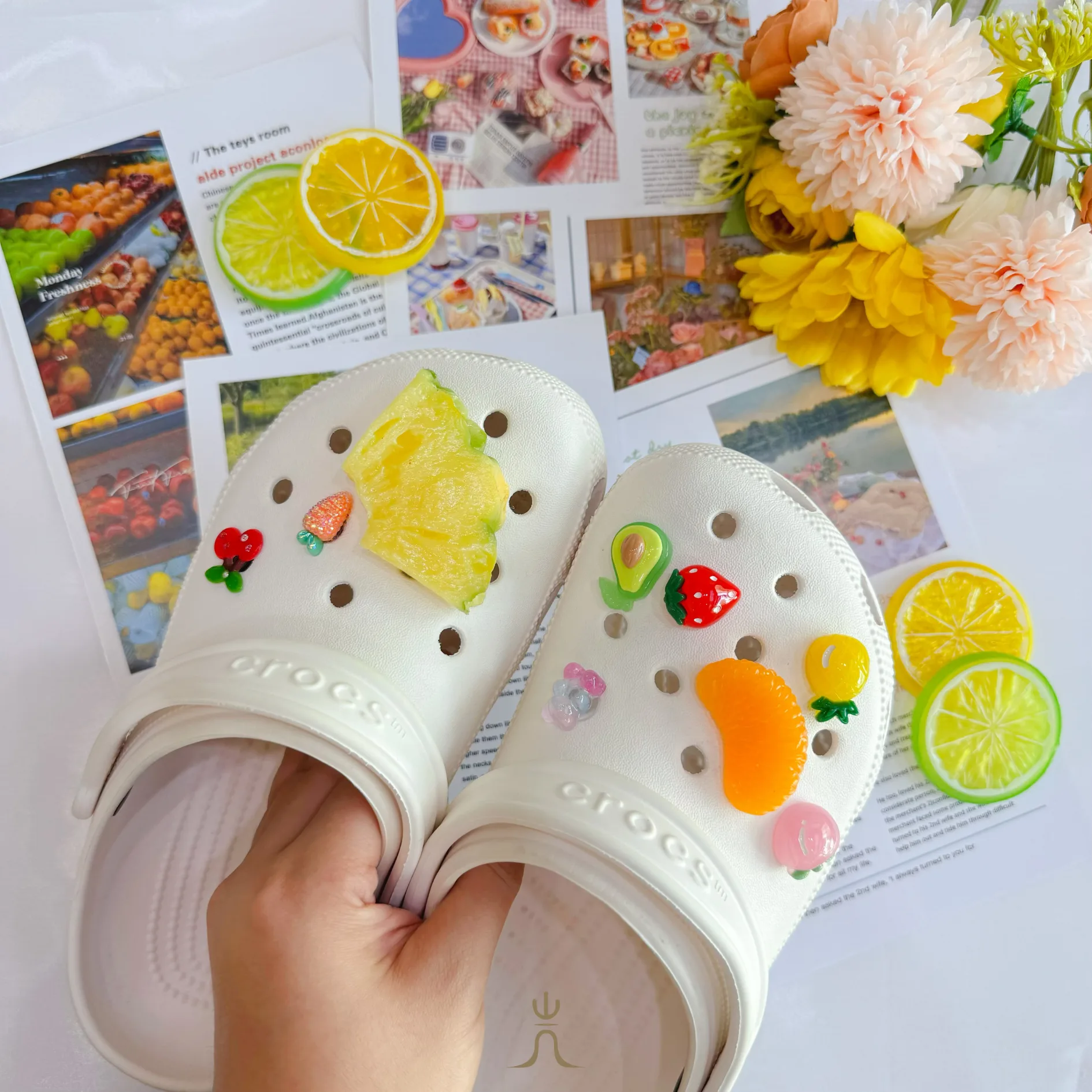蘋果鳳梨系列｜Crocs鞋扣 - Image 1