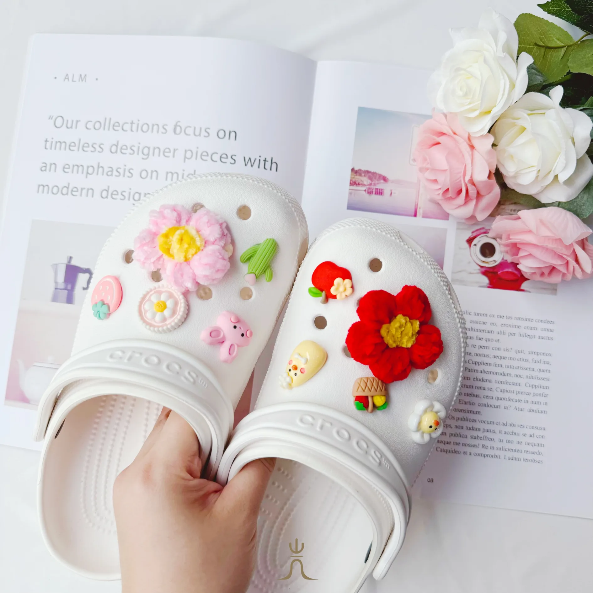雪絨花系列｜Crocs鞋扣 thumbnail 2
