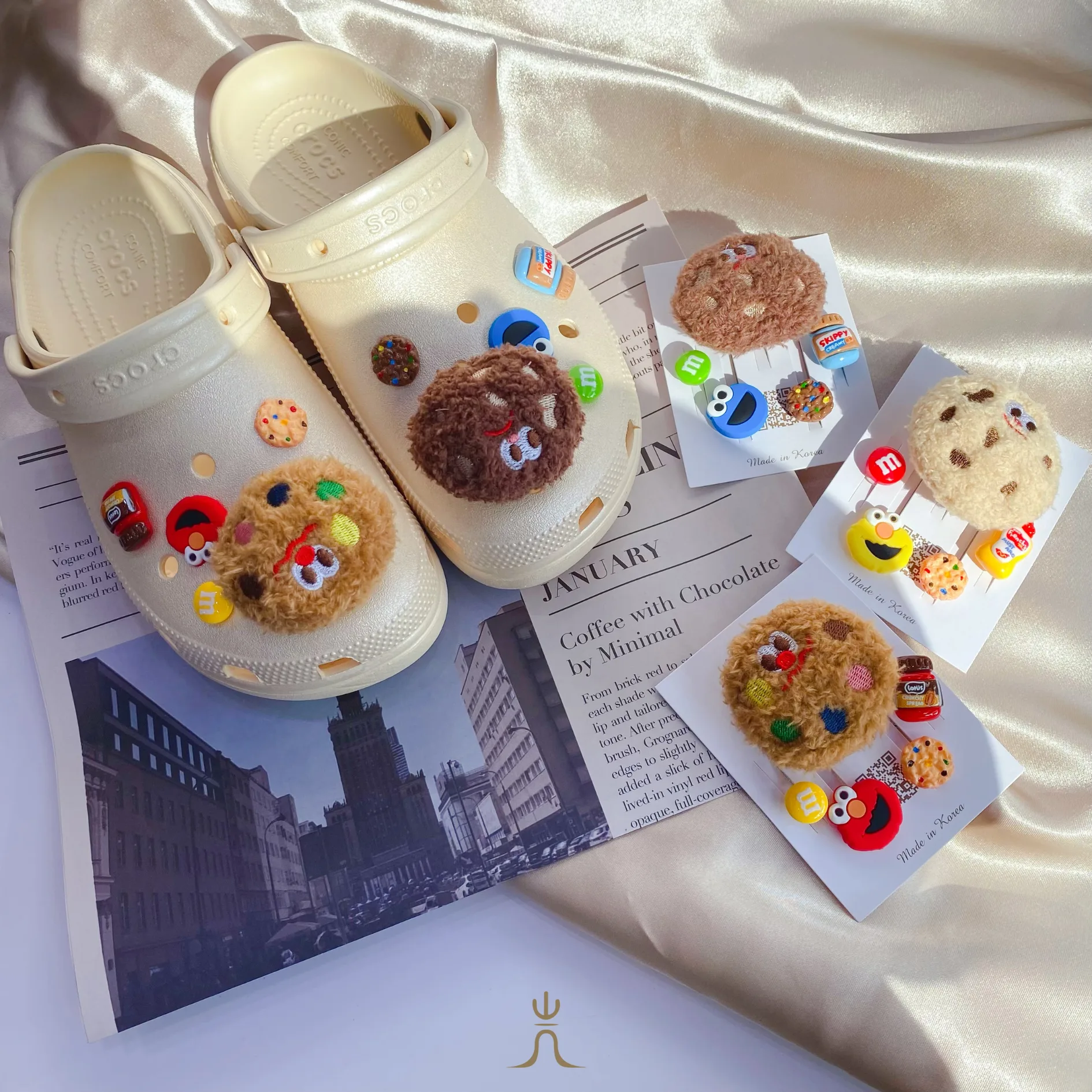 餅乾怪系列｜Crocs鞋扣